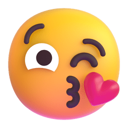 animated kiss emoji